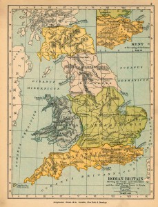 Carte de la Bretagne romanisée