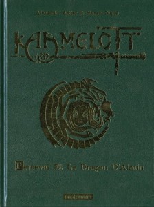 Couverture de l'édition de luxe de Perceval et le Dragon d’Airin