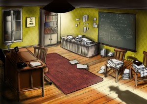 Illustration du projet : bureau du Professeur Lacroix