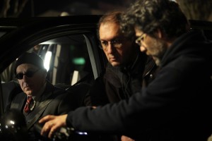 Didier Bénureau et Philippe Carrese durant le tournage de Cassos
